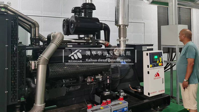 一臺500kw上柴柴油發(fā)電機組成功交付