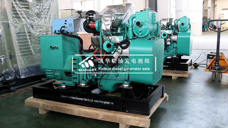 兩臺40kw康明斯船用發(fā)電機(jī)組成功出廠