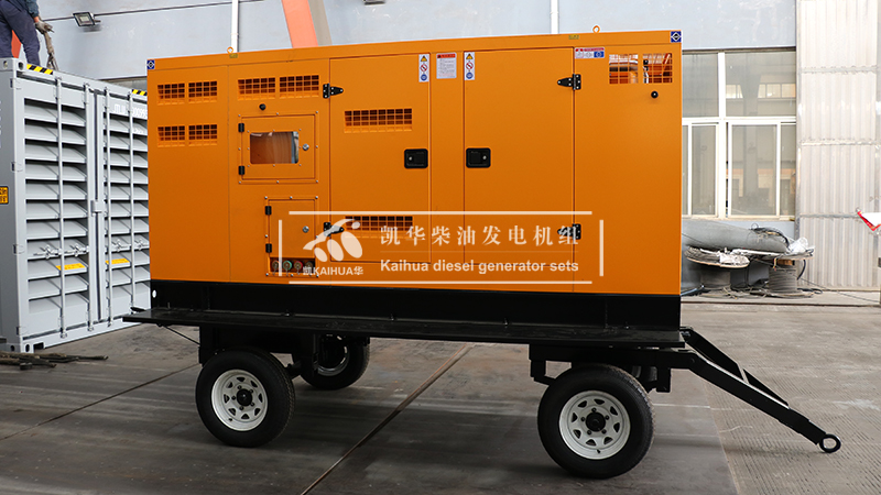 昆明一臺100kw移動靜音柴油發(fā)電機(jī)組成功出廠