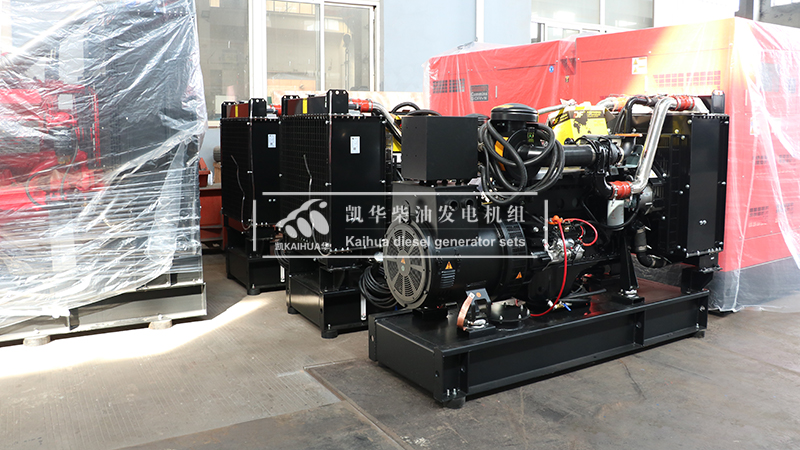 五臺(tái)200kw康明斯柴油發(fā)電機(jī)組成功出廠