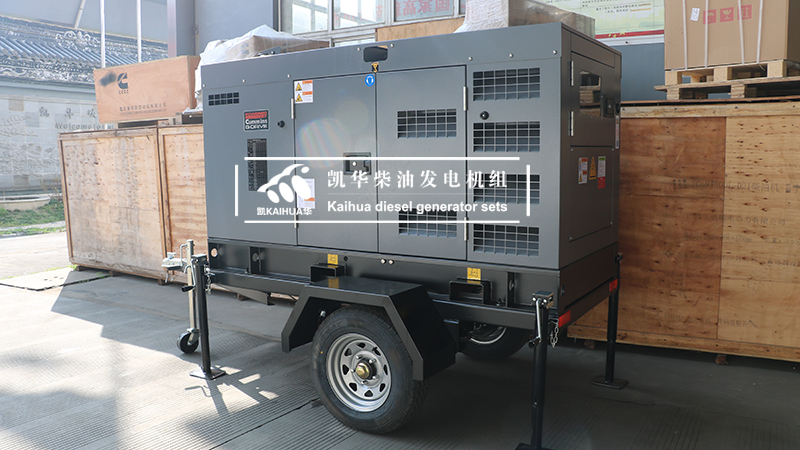 特別訂制之牽引式移動拖車柴油發(fā)電機組